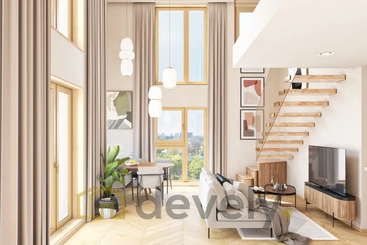 4 pok. antresola/ balkon/taras/tramwaj/Podgórze – zdjęcie 1 - 4 pok. antresola/ balkon/taras/tramwaj/Podgórze (zdjęcie 1 z 5)